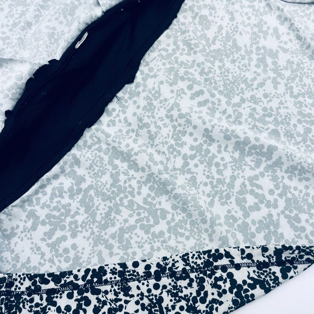 ~ Lululemon 10 Pace Rival Skirt Tennis Pickleball FlawNoShorts Black White - Picture 10 of 16